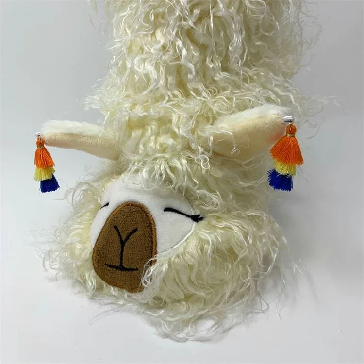 Plush Shaggy Llama Knee High Slipper Socks Beautiful, Cute, Luxurious! *