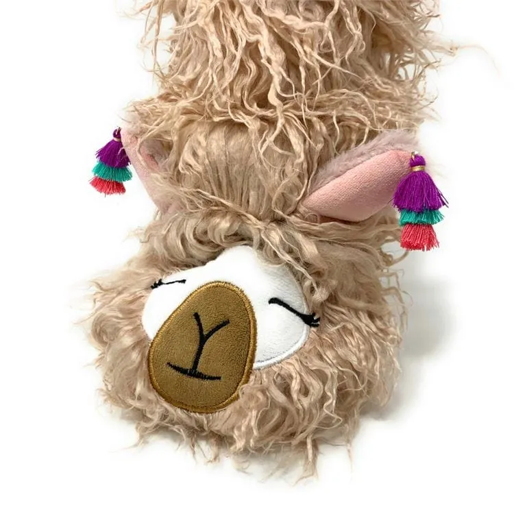 Plush Shaggy Llama Knee High Slipper Socks Beautiful, Cute, Luxurious! *
