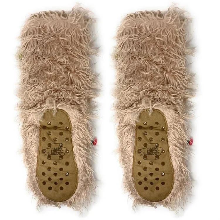 Plush Shaggy Llama Knee High Slipper Socks Beautiful, Cute, Luxurious! *