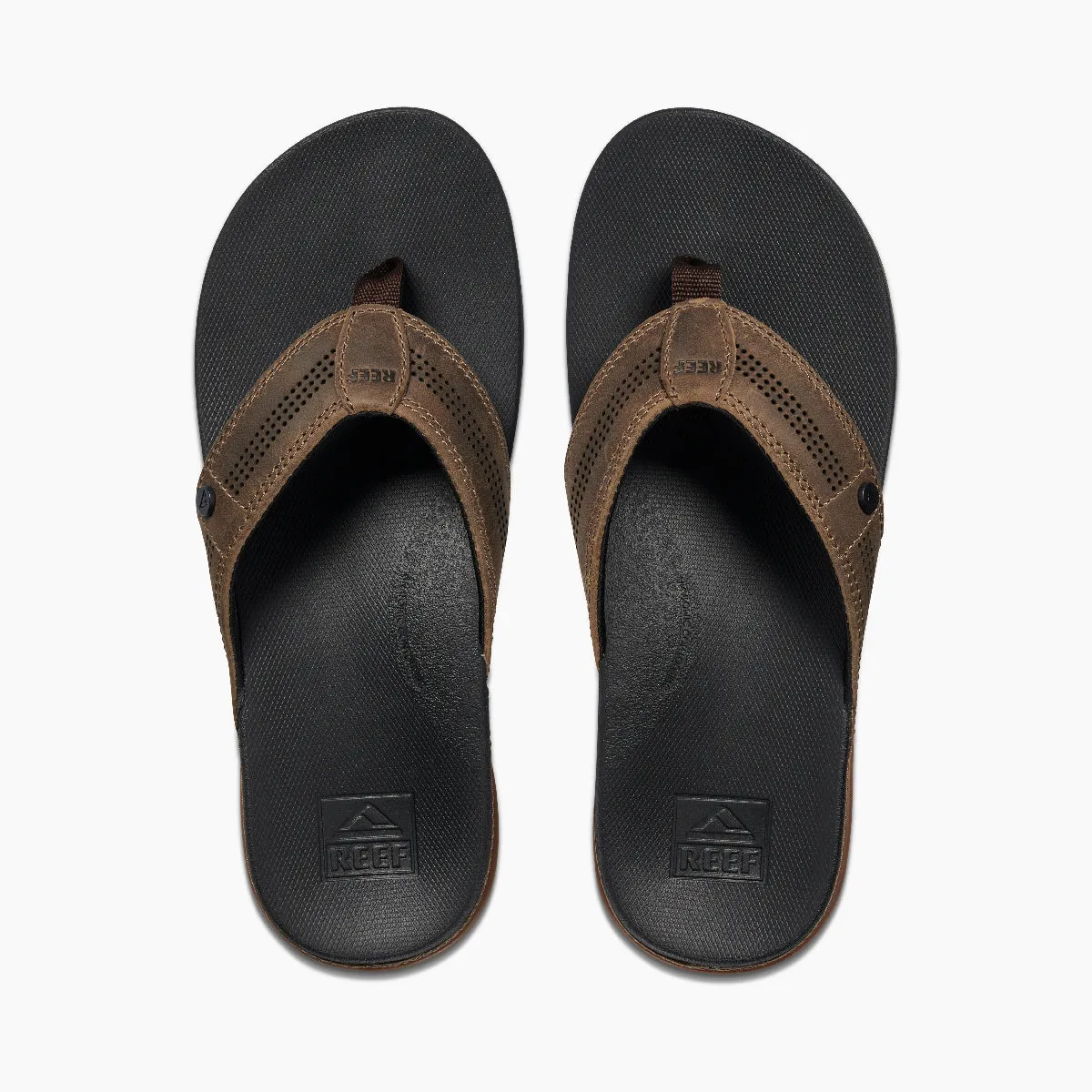 Reef Cushion Lux Sandal-Tan/Black