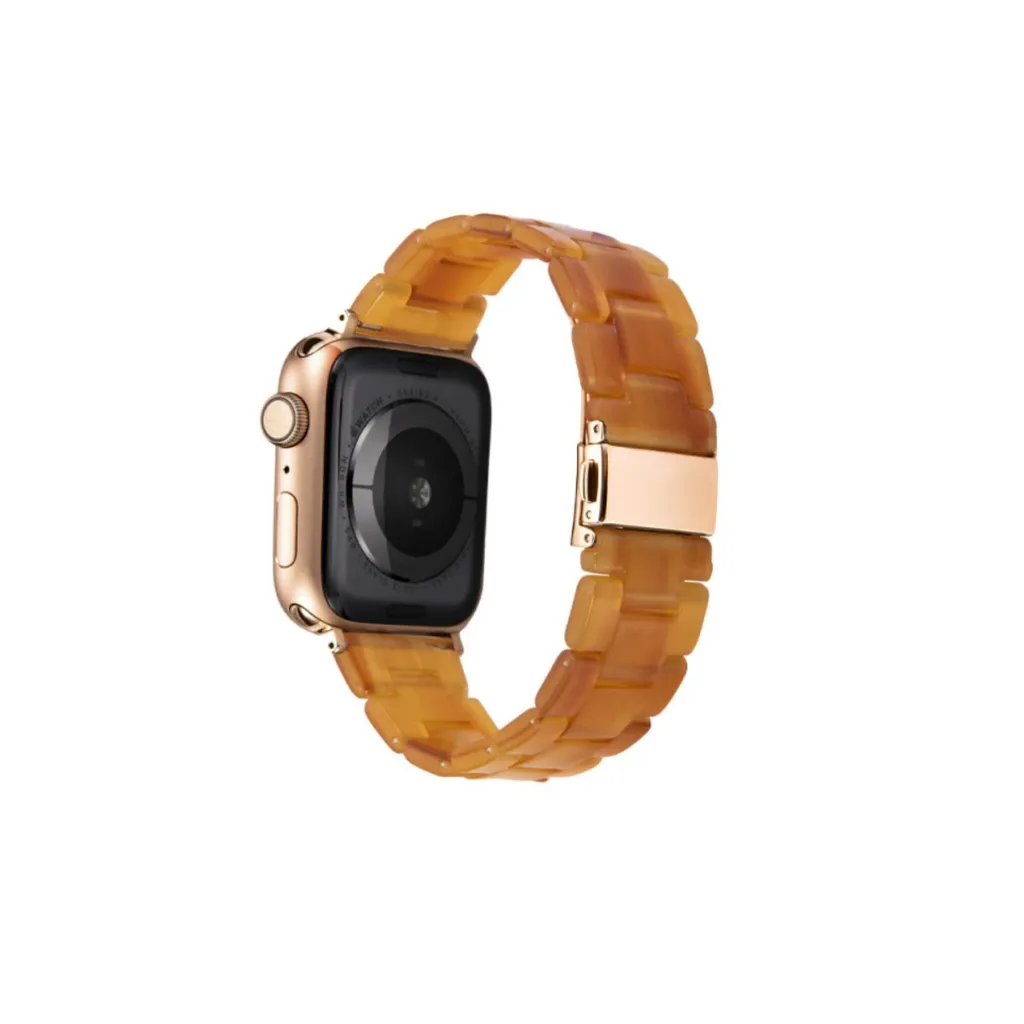 Rosetta Resin Watch Strap - Caramel - 38/40mm