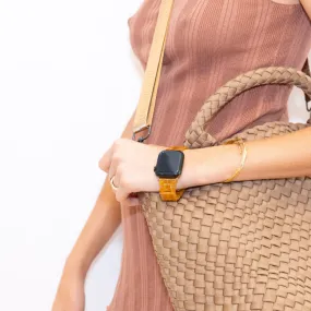 Rosetta Resin Watch Strap - Caramel - 38/40mm
