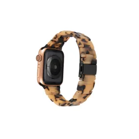 Rosetta Resin Watch Strap - Light Tortoise Shell - 38mm/40mm