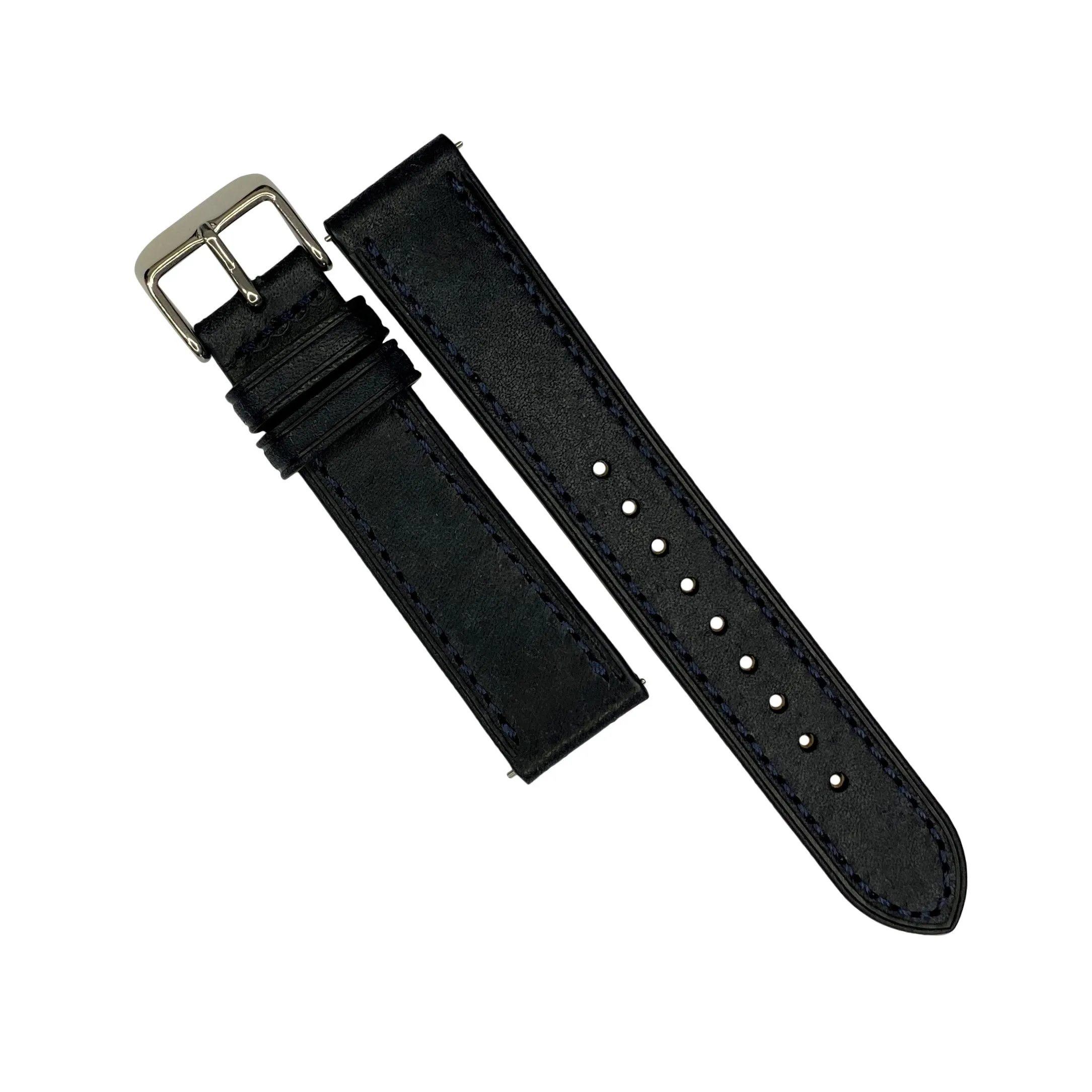 Signature Pueblo Leather Strap in Navy