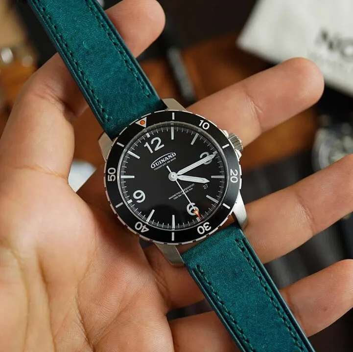 Signature Pueblo Leather Strap in Ortensia
