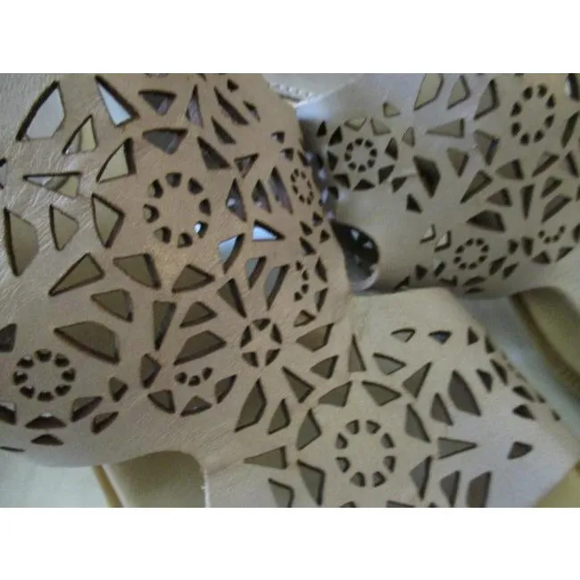 Taupe Cut Out Made In Italy Sandals Size Us