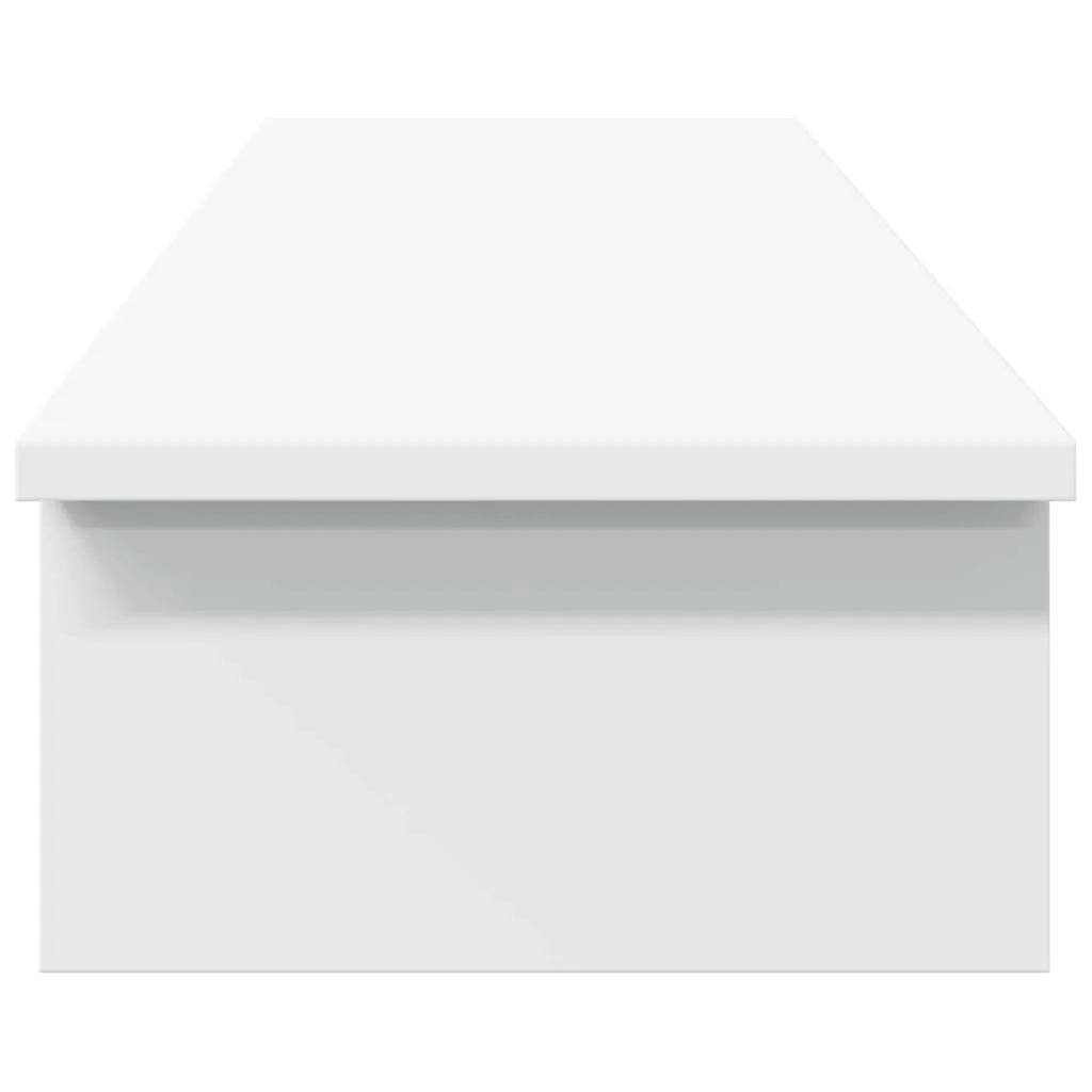 vidaXL Monitor Stand White 100x27x15 cm Engineered Wood