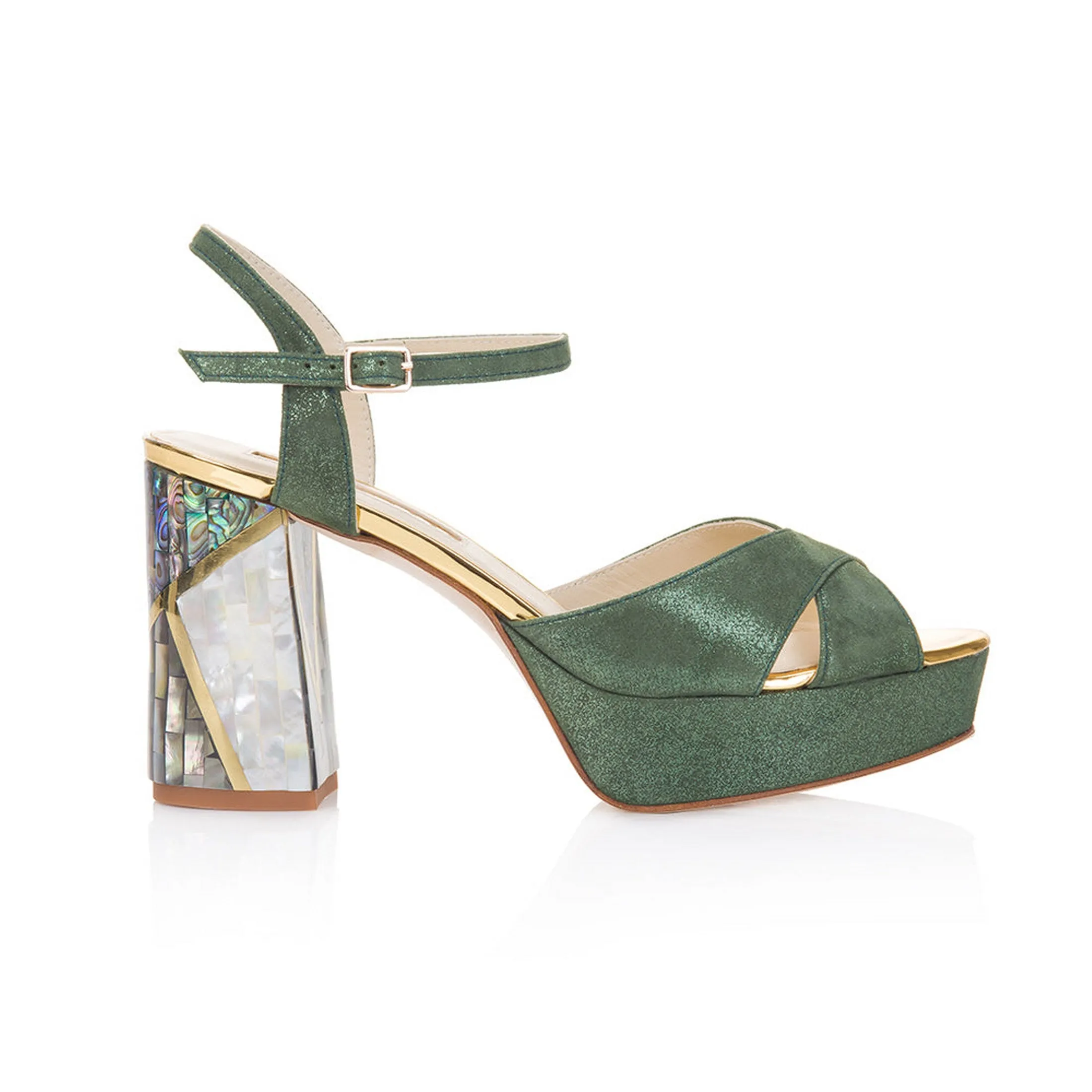 Zahra Verde - Pearl Heel