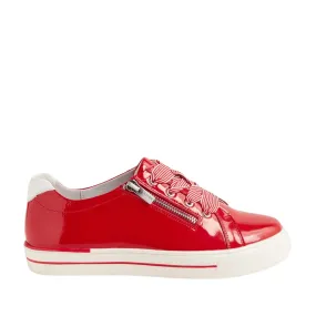 ZIERA AUDRY RED WHITE PATENT