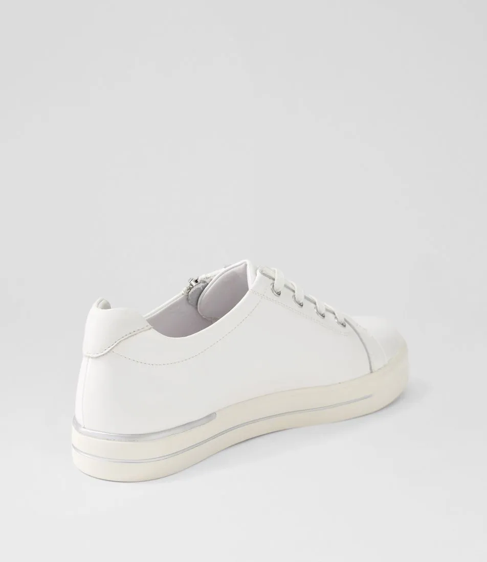 ZIERA AUDRY WHITE PATENT