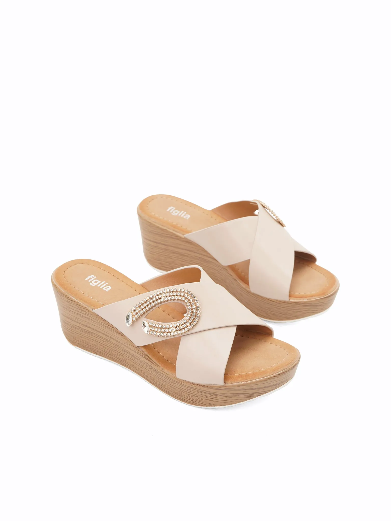 Zita Wedge Slides